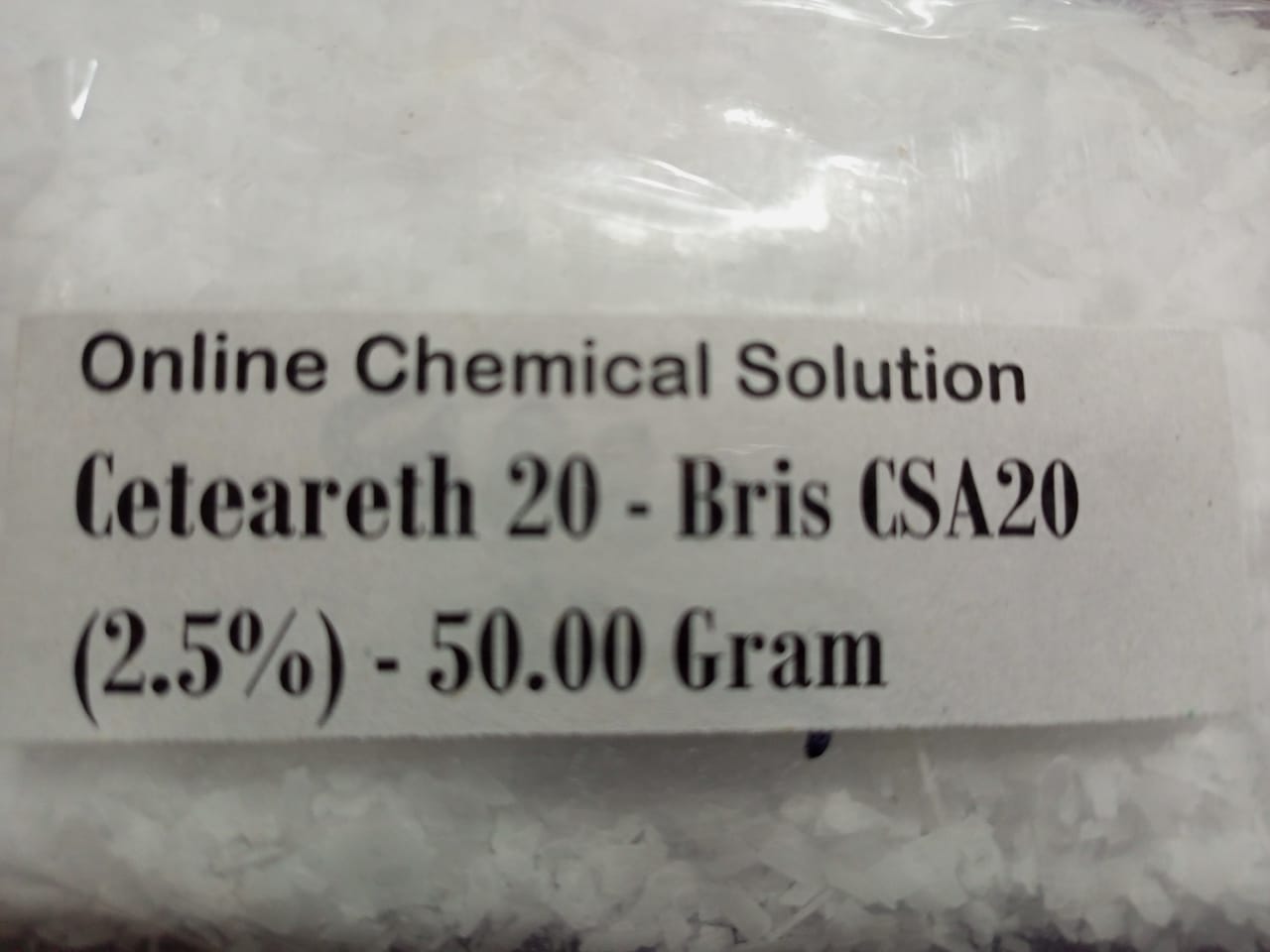 Ceteareth 20 - Bris CSA20 Online Chemicals Solution