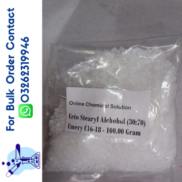 Ceto Stearyl Alchohol (30:70) Emery C16-18 Online Chemicals Solution