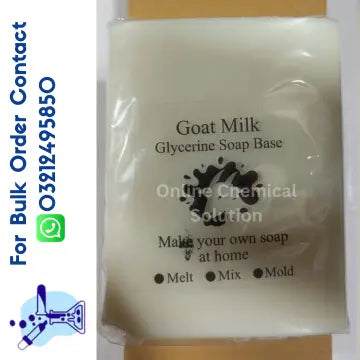 Goat Milk Glycerine Soap Base – DIY Soap Making Block Cosmeti Hub