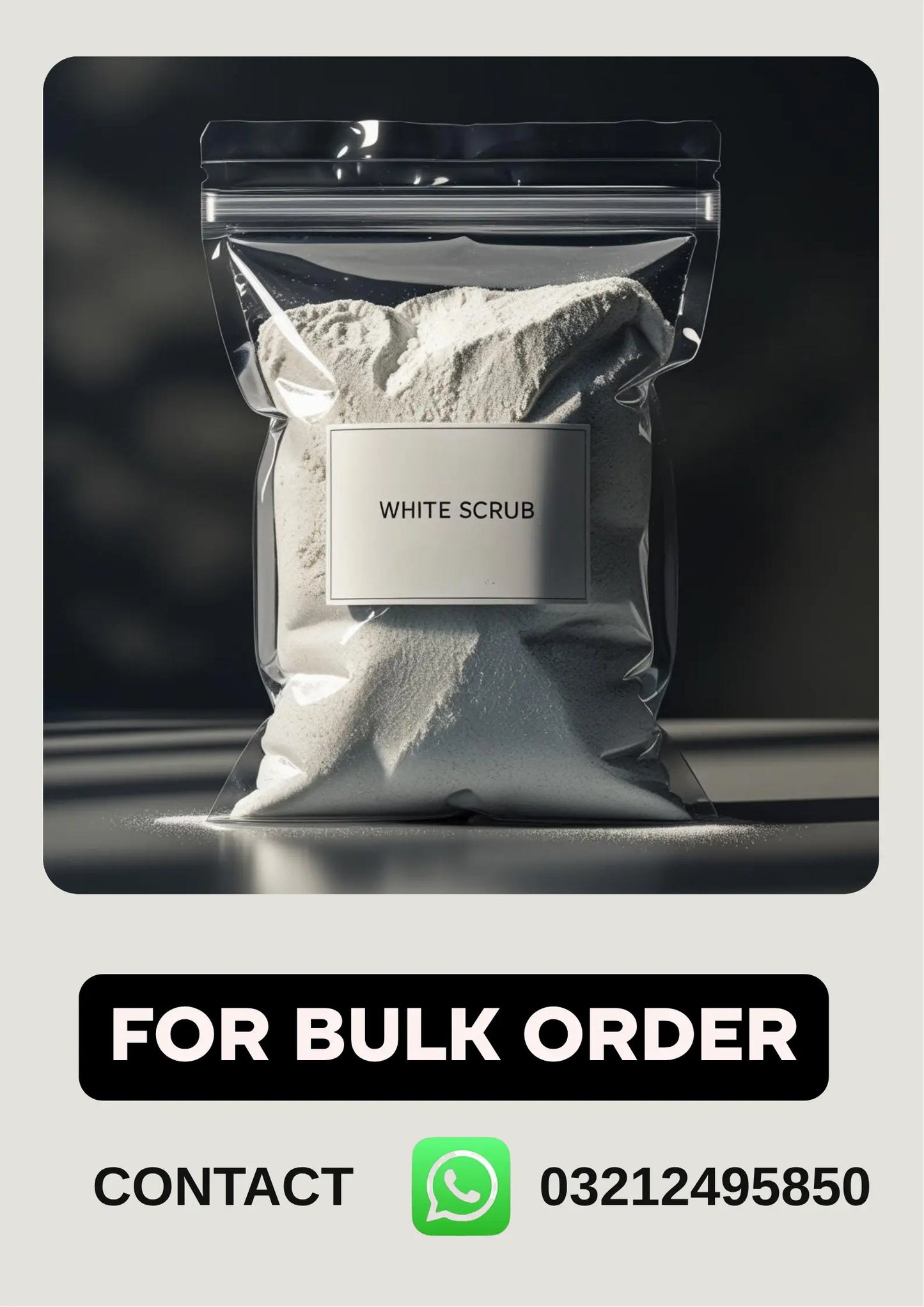 White Scrub Online Chemicals Solution