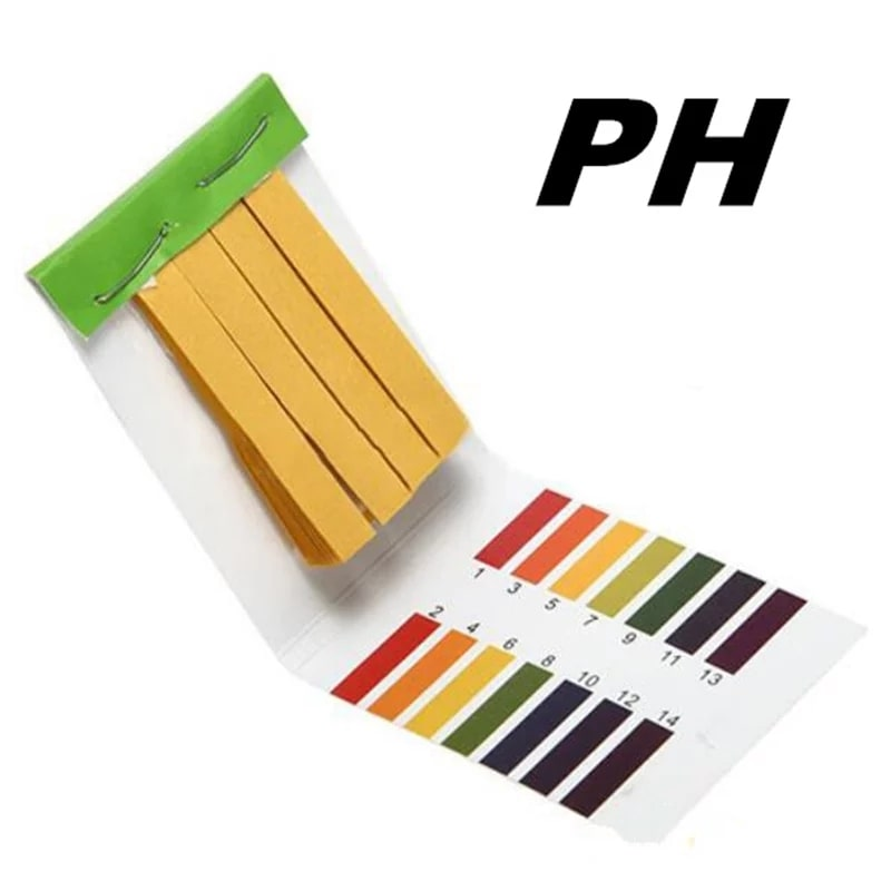 Jinlida pH Test Paper 1-14 Strips and Colour Chart - Cosmeti Hub