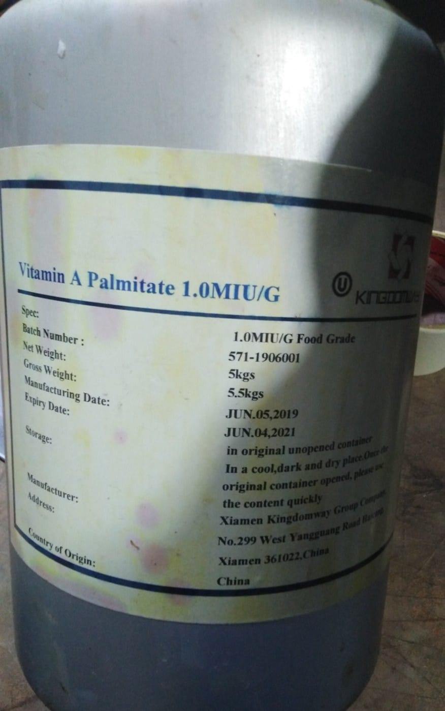 Vitamin A Palmitate 1.0 Liquid