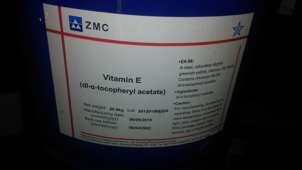 Vitamin E Acetate 98% / Tocopheryl Acetate Liquid