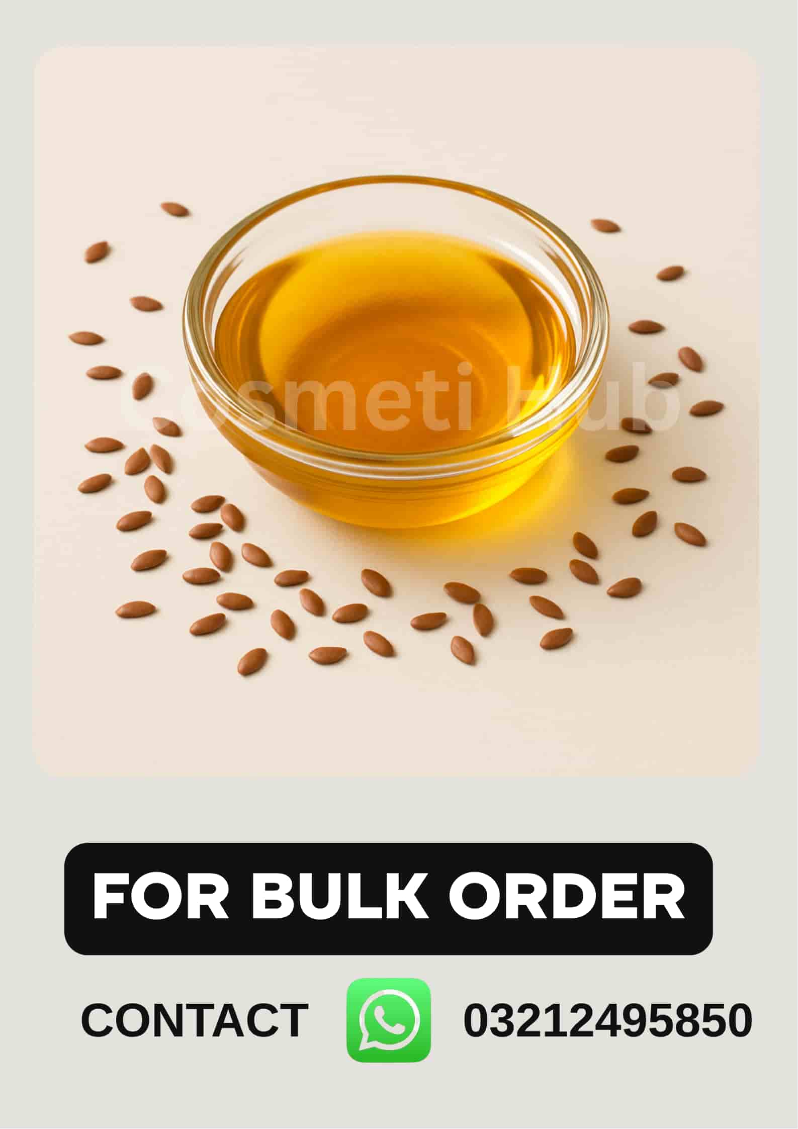 Flaxseed Oil Online Chemicals Solution