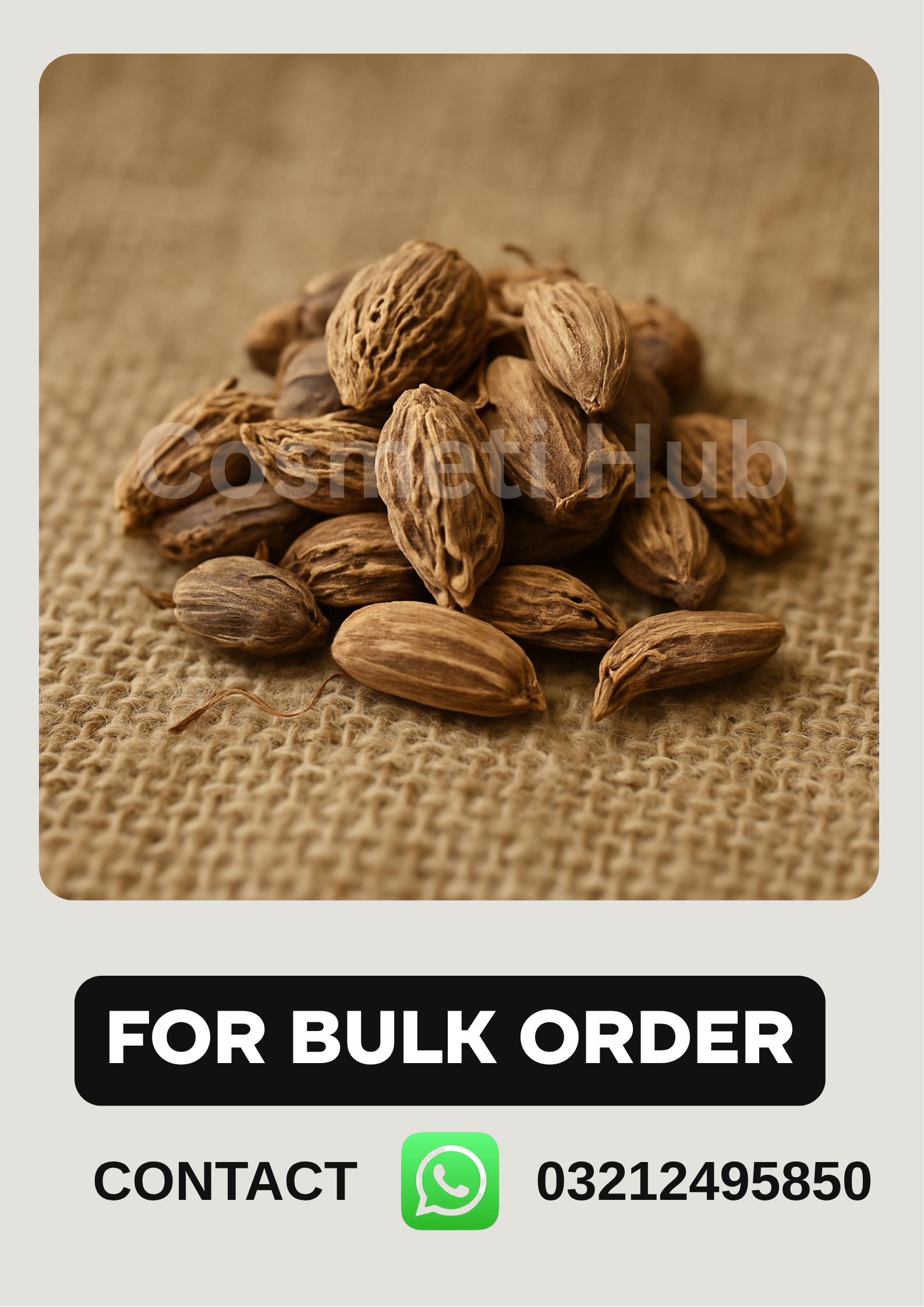 Whole Black Cardamom – بڑی الائچی (Raw & Sabut Form) Online Chemicals Solution