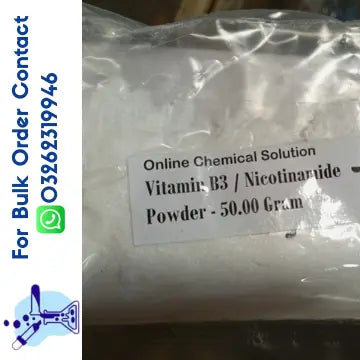 Vitamin B3 Niacinamide Powder cosmetic grade Pakistan CosmetiHub
